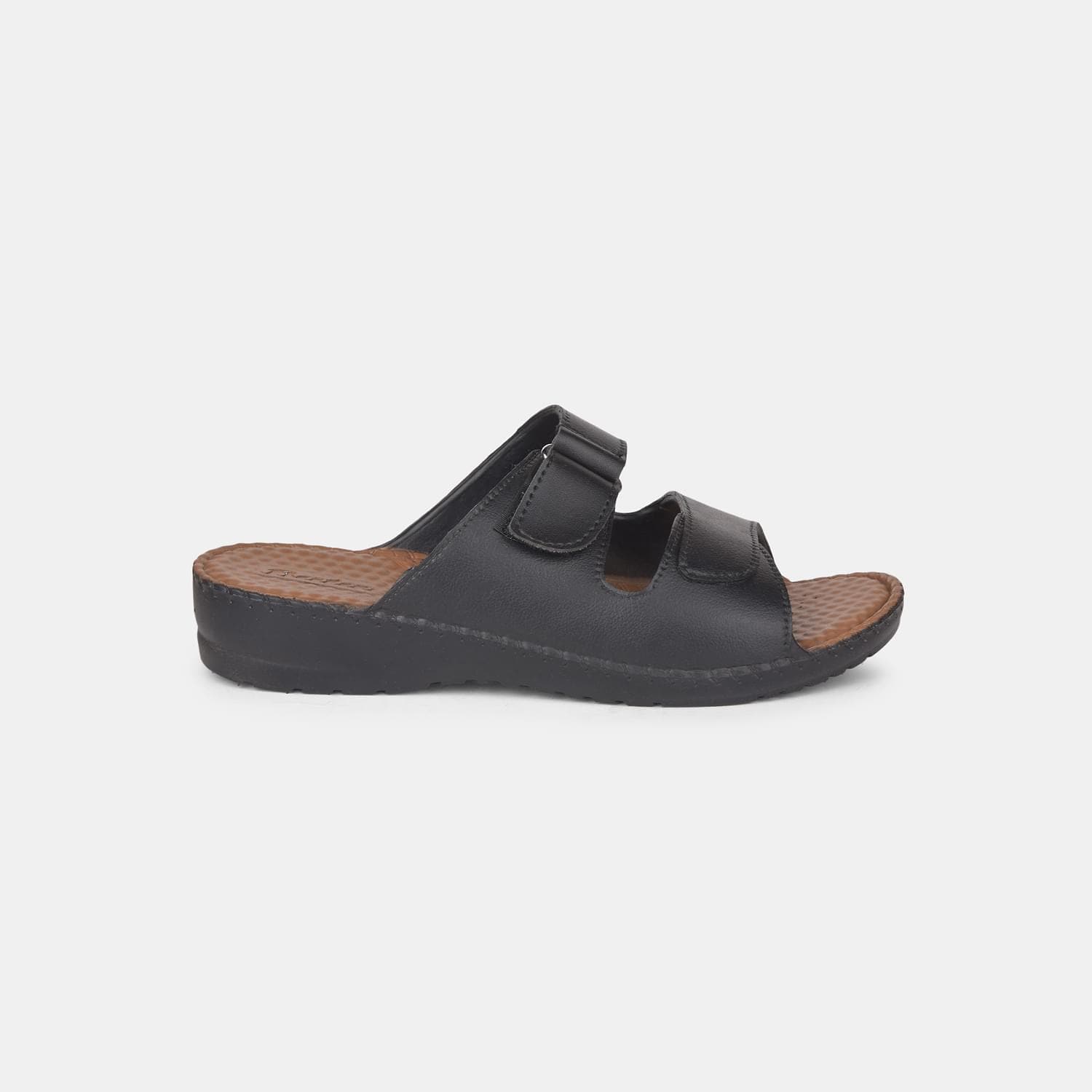 Bata Black Casual Mule Slippers For Women