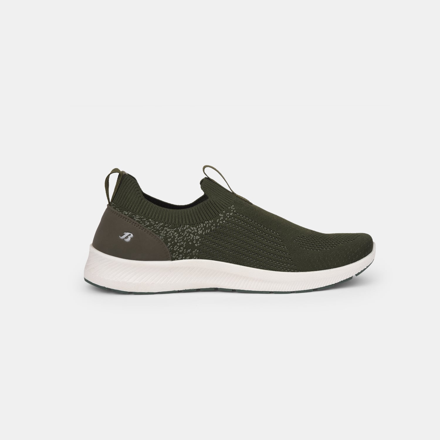 Bata Olive Slip-On Casual Shoes For Men