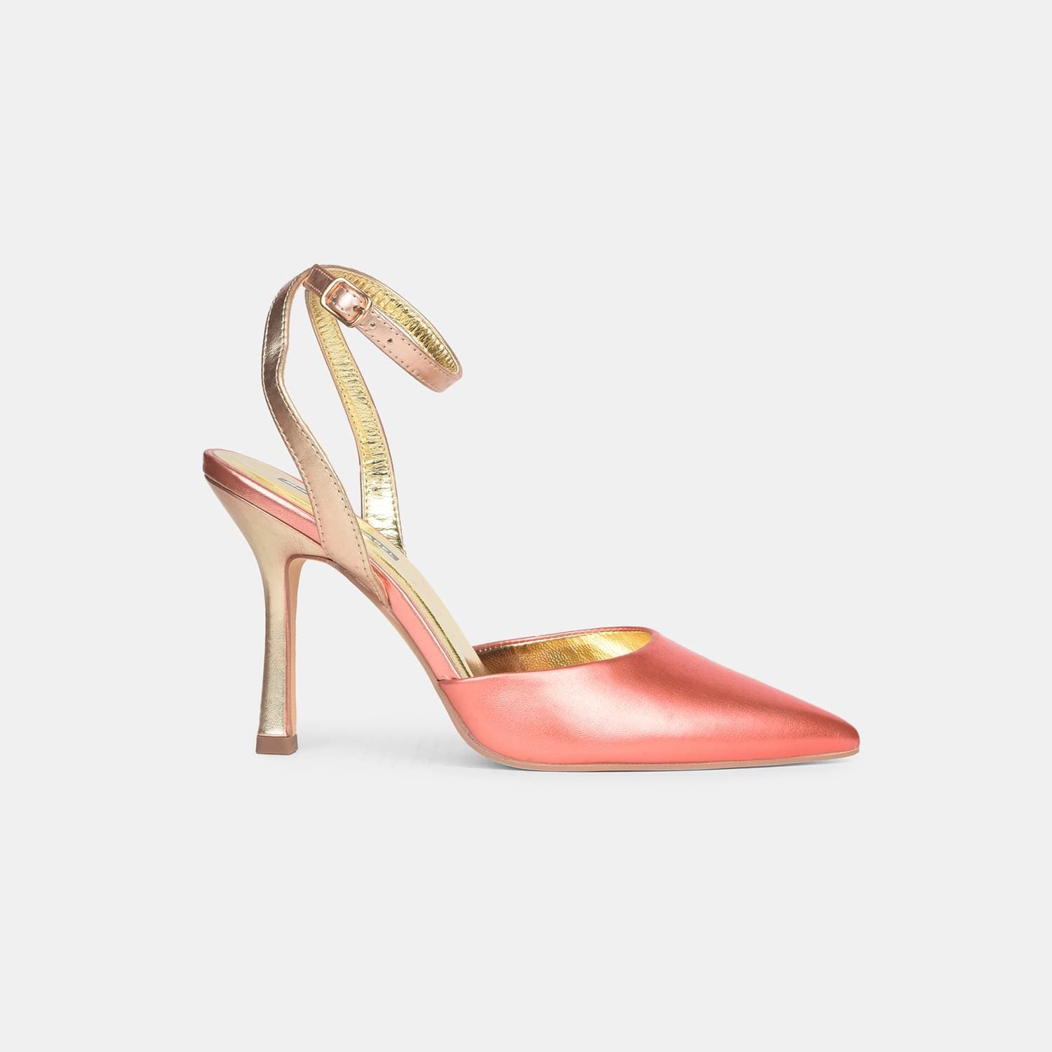 RED LABEL ROSE GOLD SANDALS FOR WOMEN