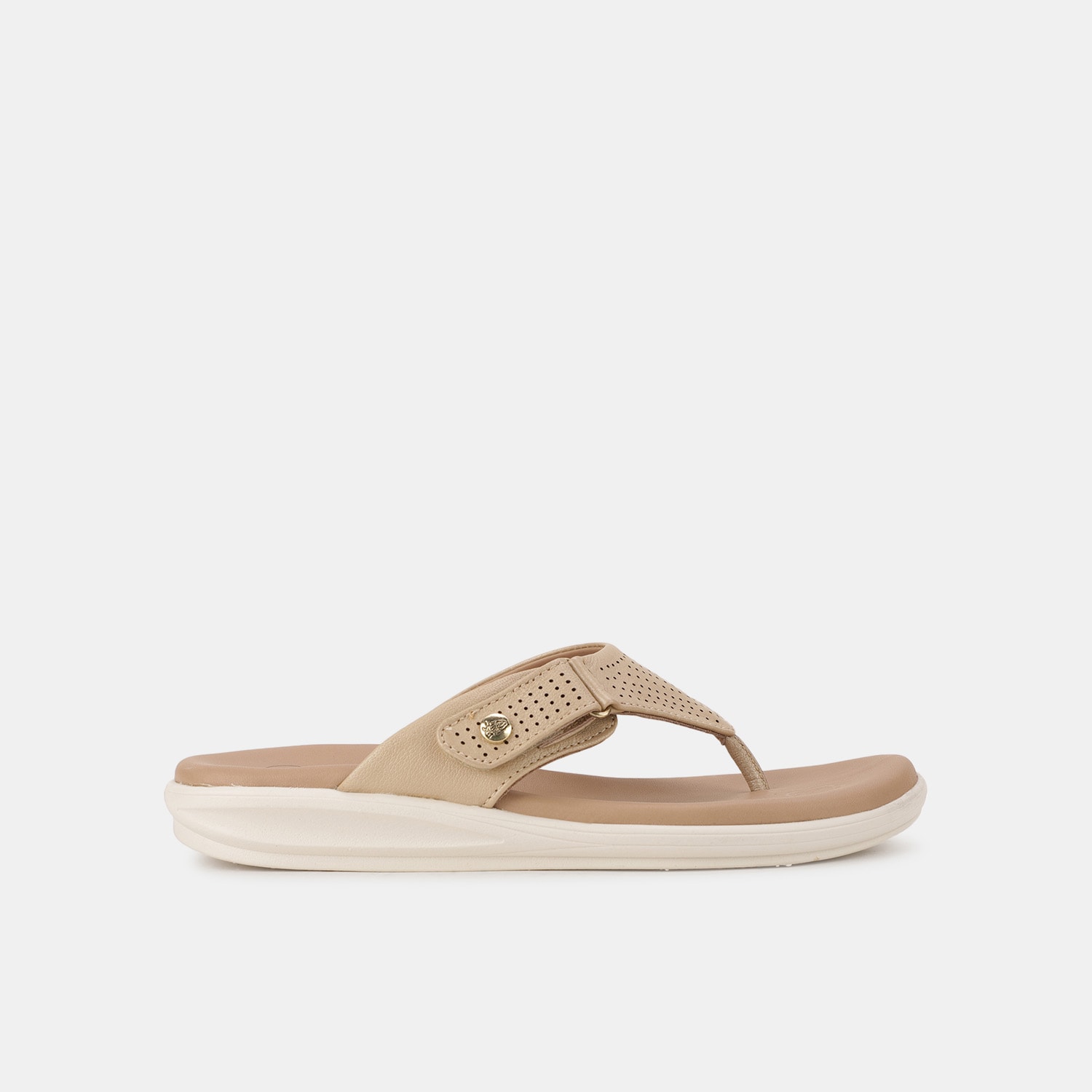 Hush Puppies Beige Thongs For Women