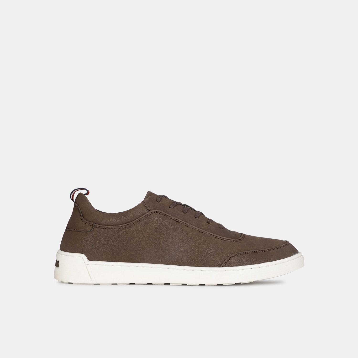 Bata red label dark brown casual lace-up shoes for men