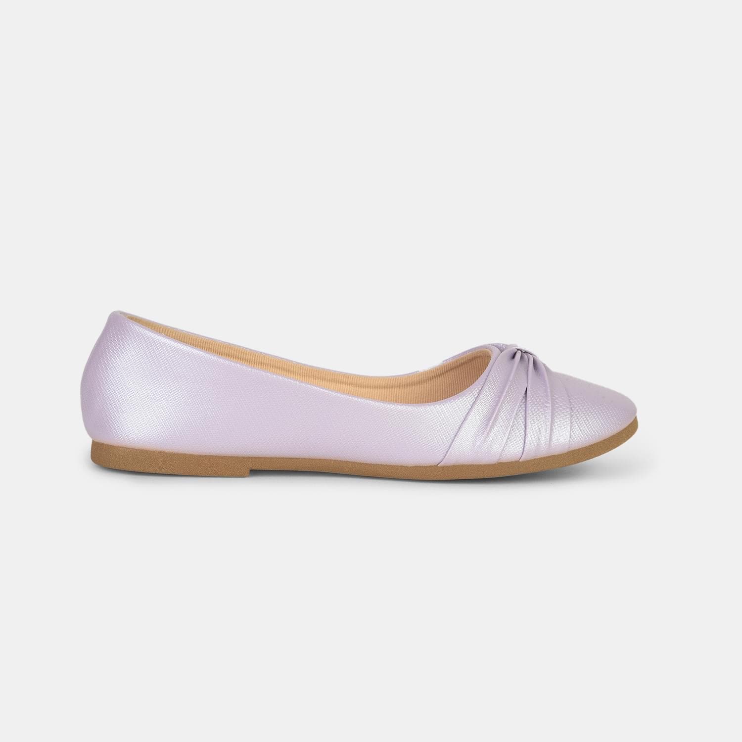 Bata silver ballerina for women