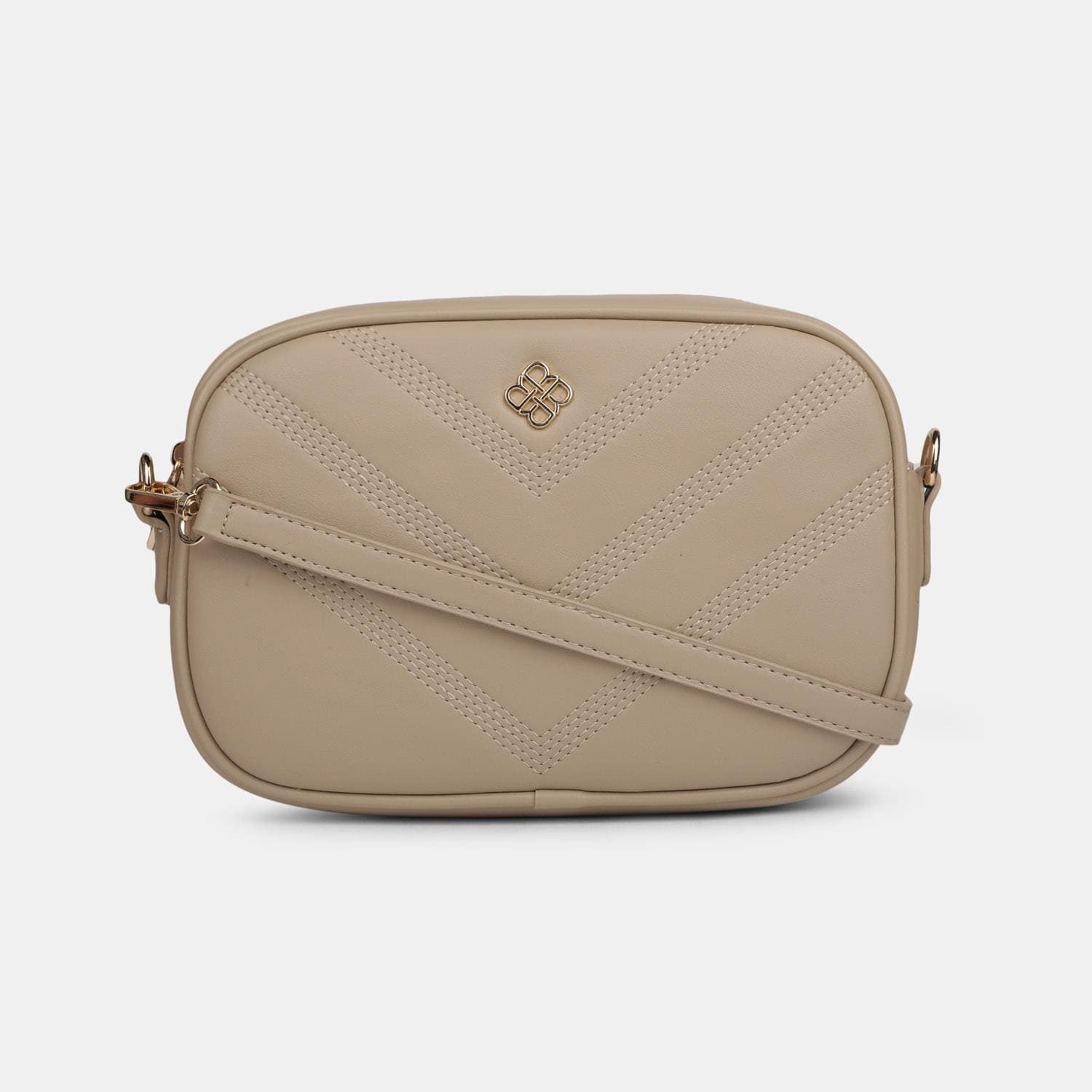 Marie Claire Beige Handbag For Women