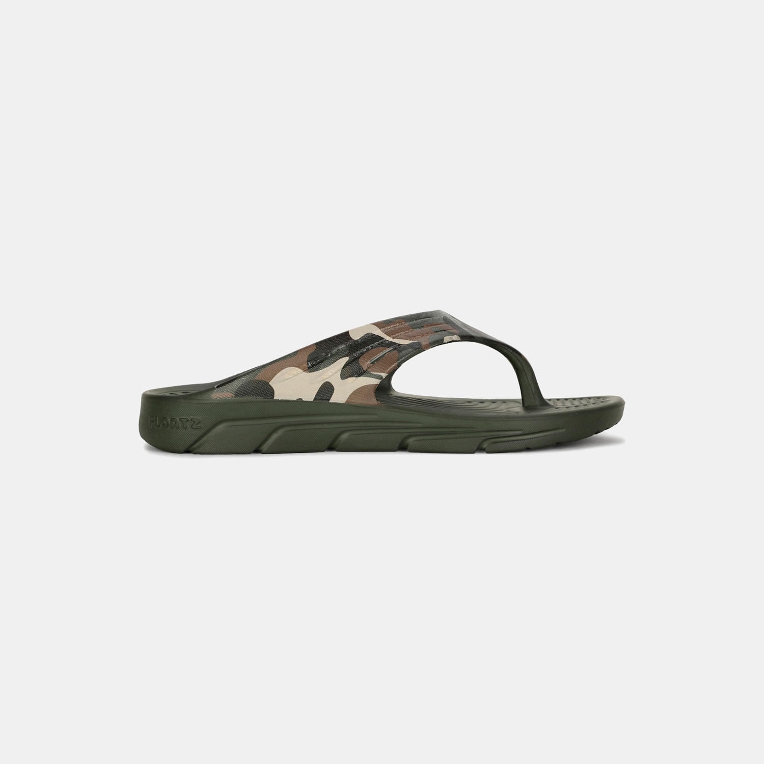 Floatz Neon-Green Flip-Flops For Men