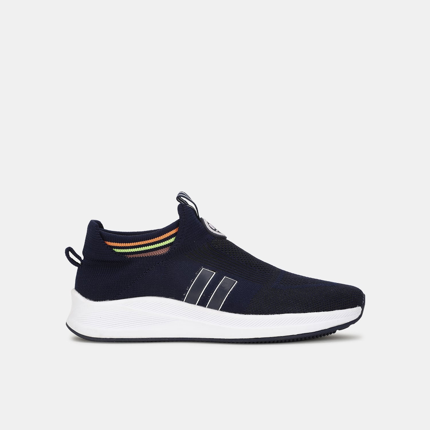 North star blue textile slip-on sports sneaker shoes for women