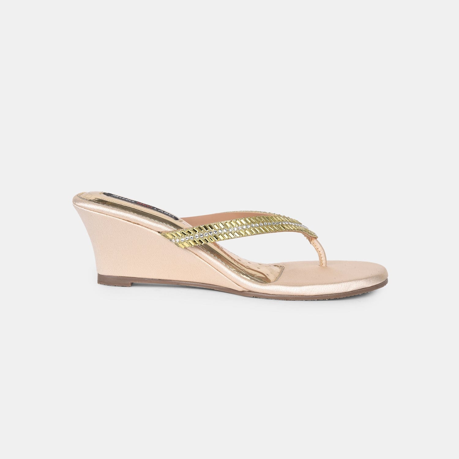 Red Label Gold Thongs For Women