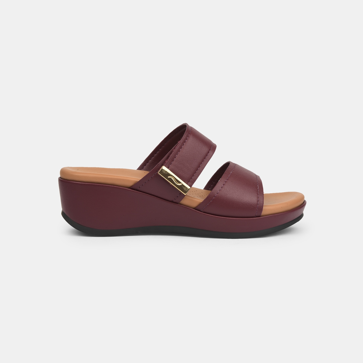 Bata Comfit Maroon Mule For Women