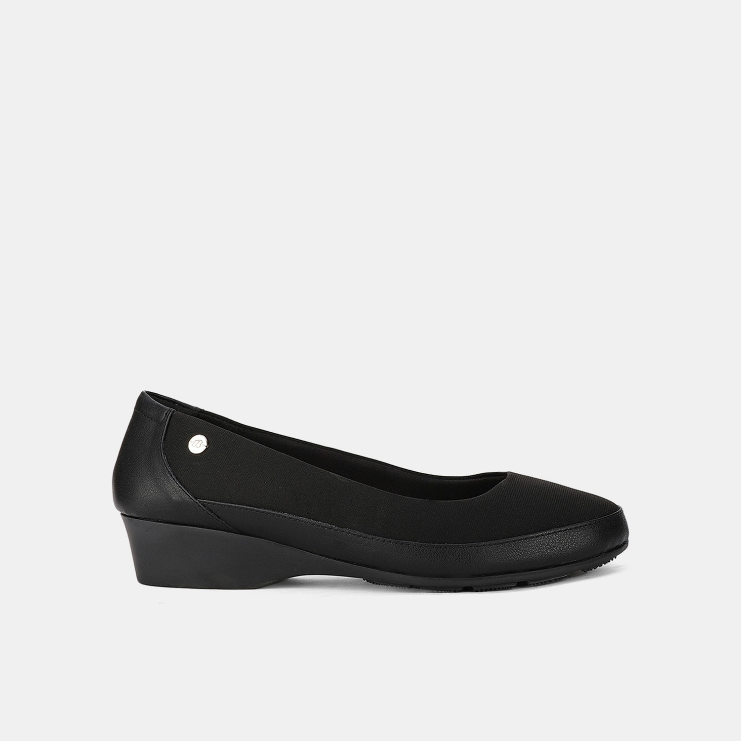 Bata Black Ballerina For Women