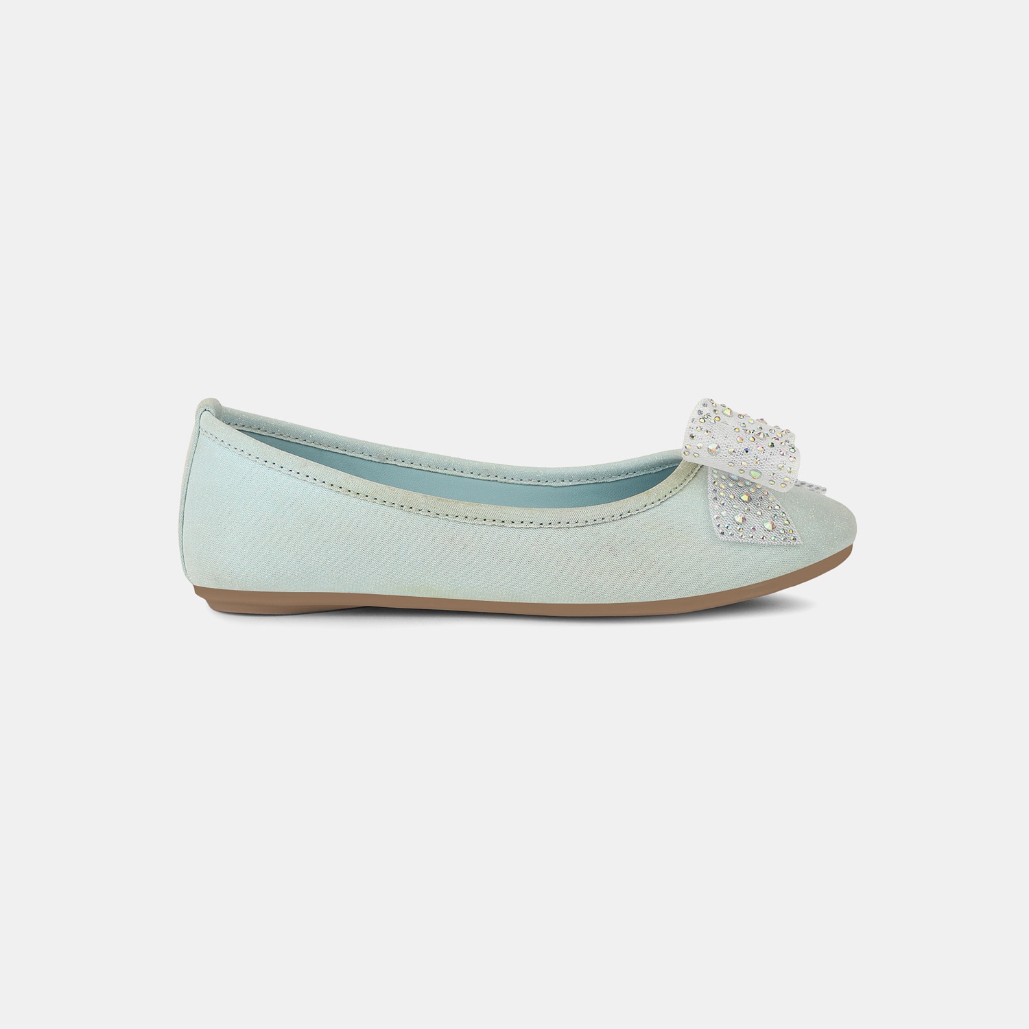 Bubblegummers Light Blue Ballerinas For Kids