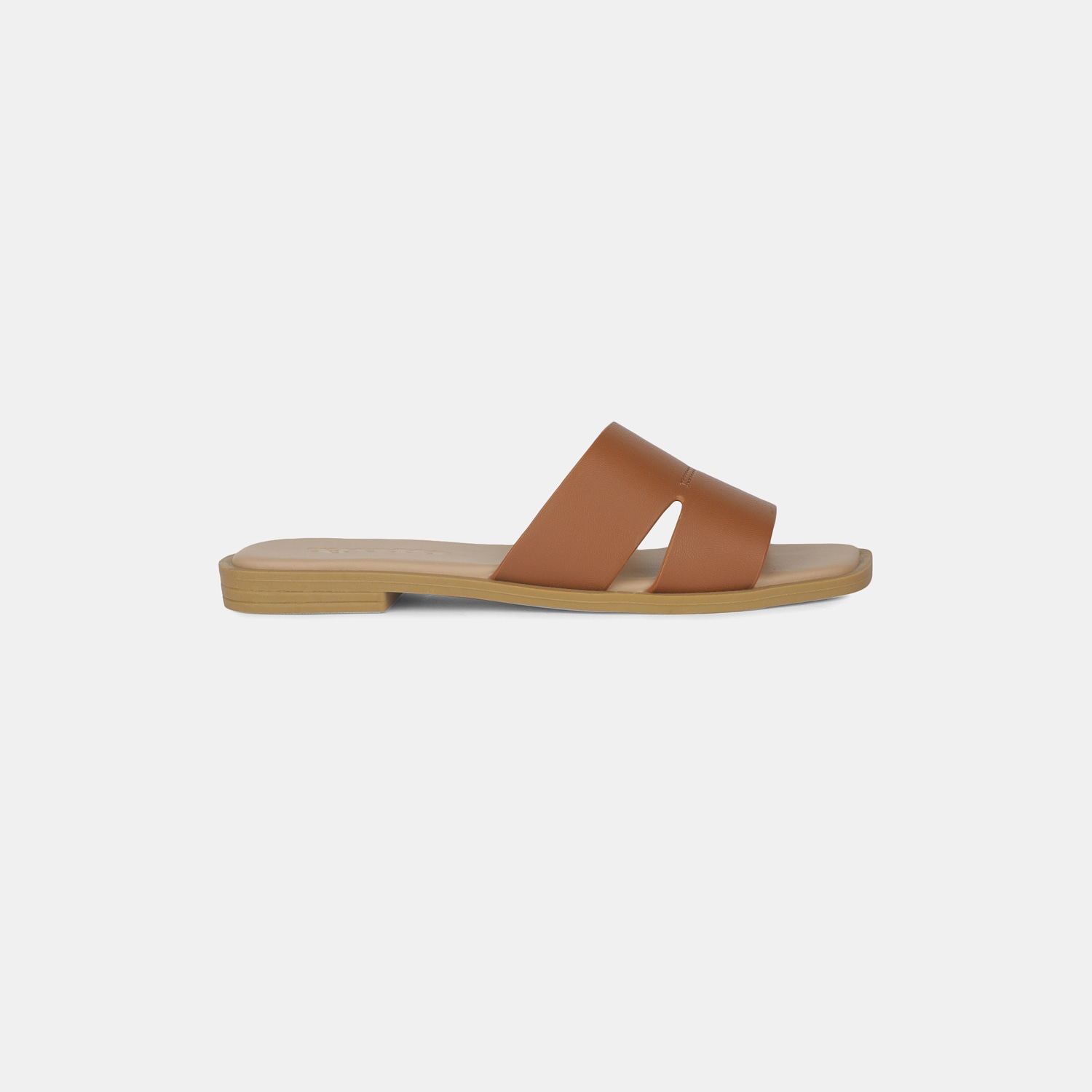 Bata Tan Mule For Women