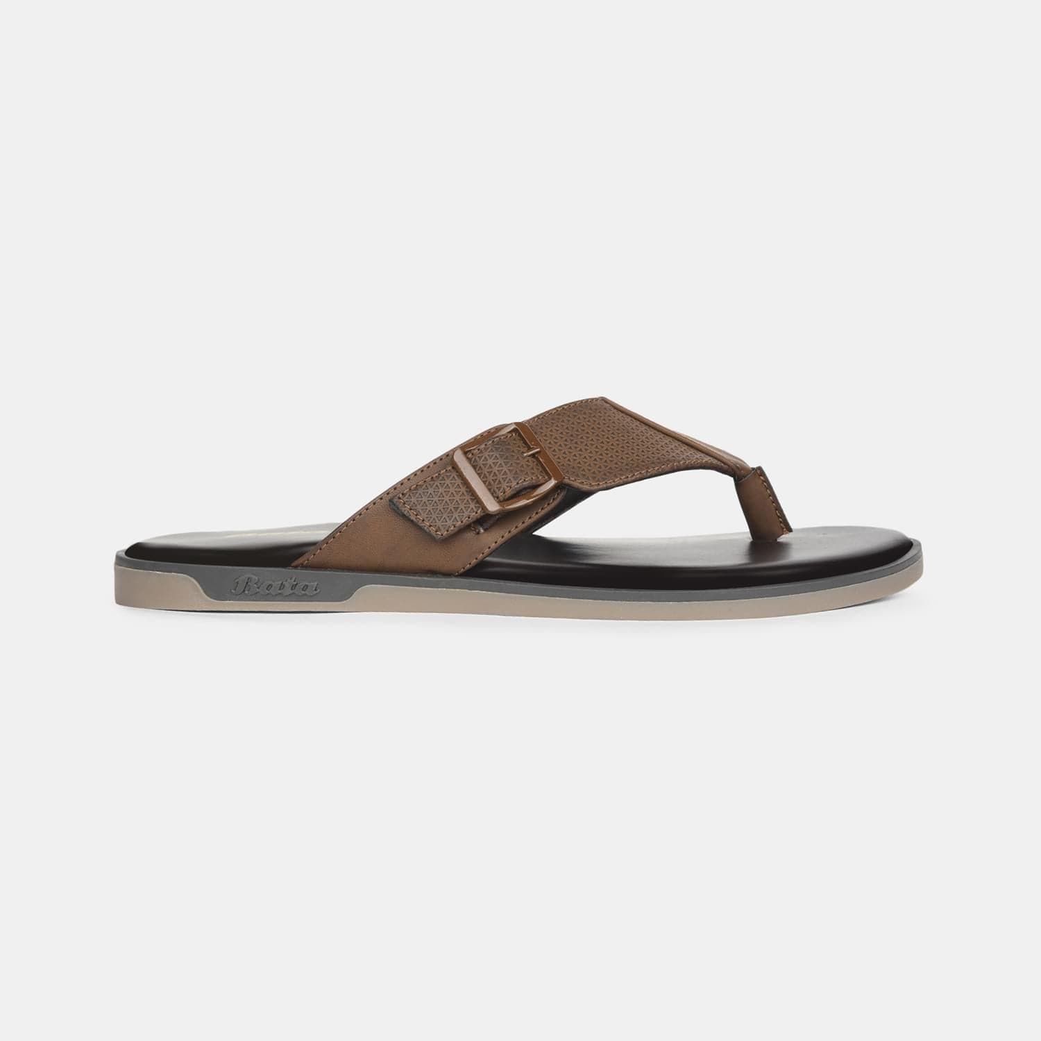BATA DARK BROWN THONG FOR MEN