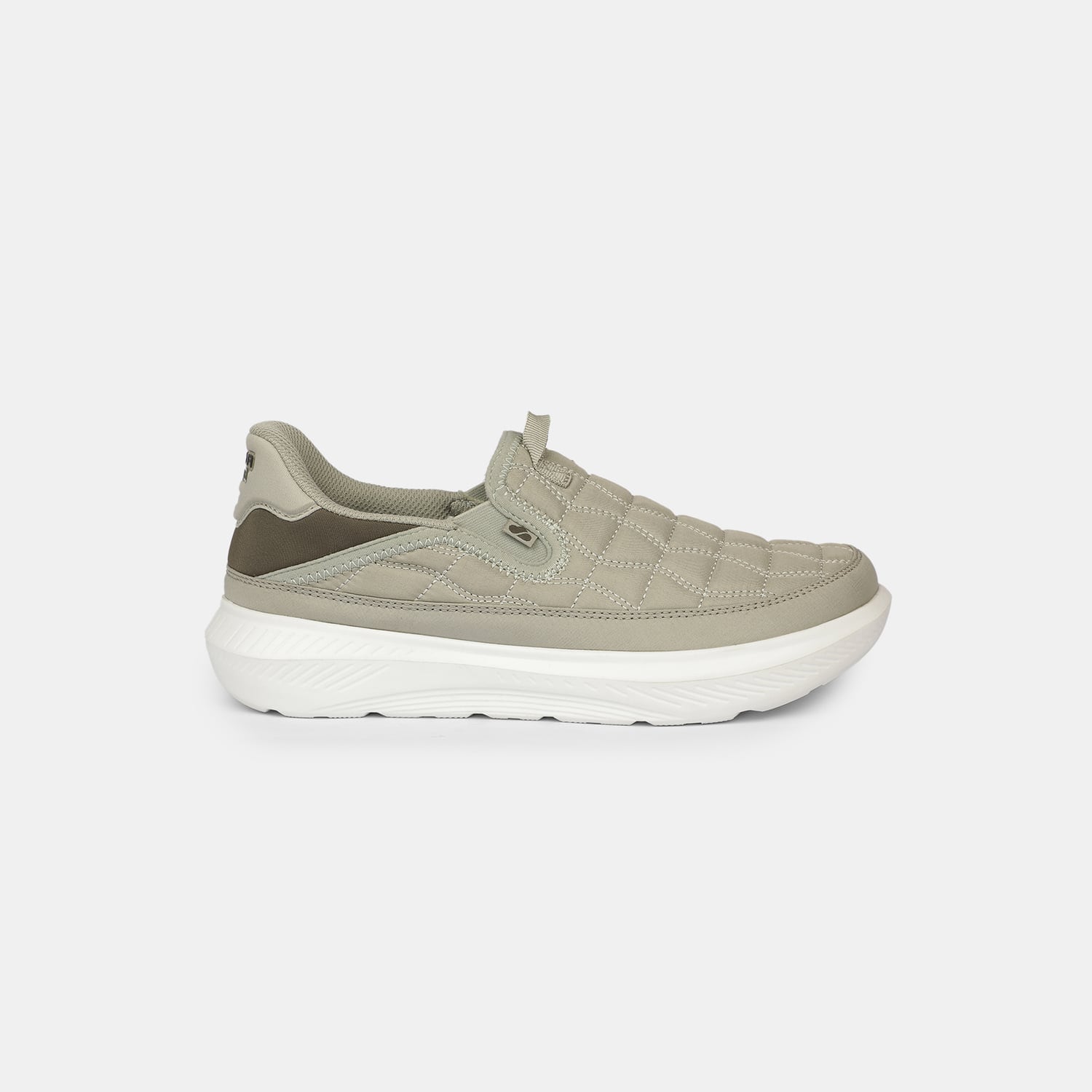 Floatz Light Green Slip-On Casual Shoes For Men