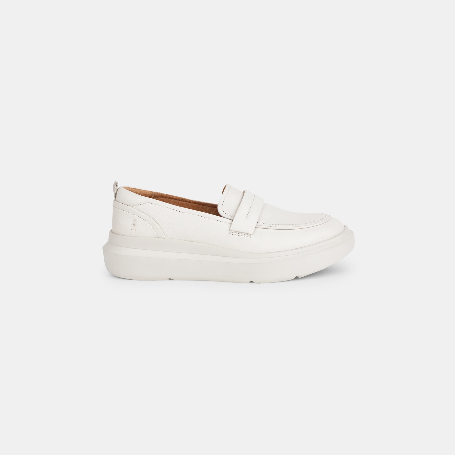 Hush Puppies White Loafers For Women
