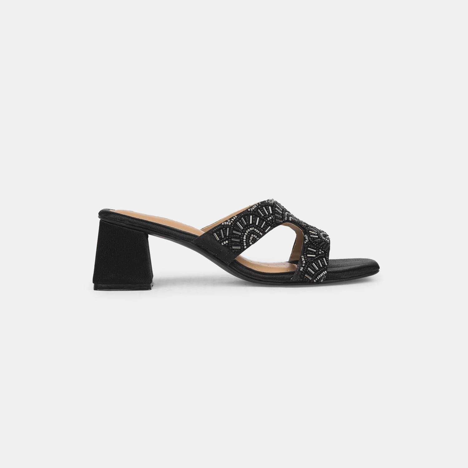 RED LABEL BLACK MULE FOR WOMEN