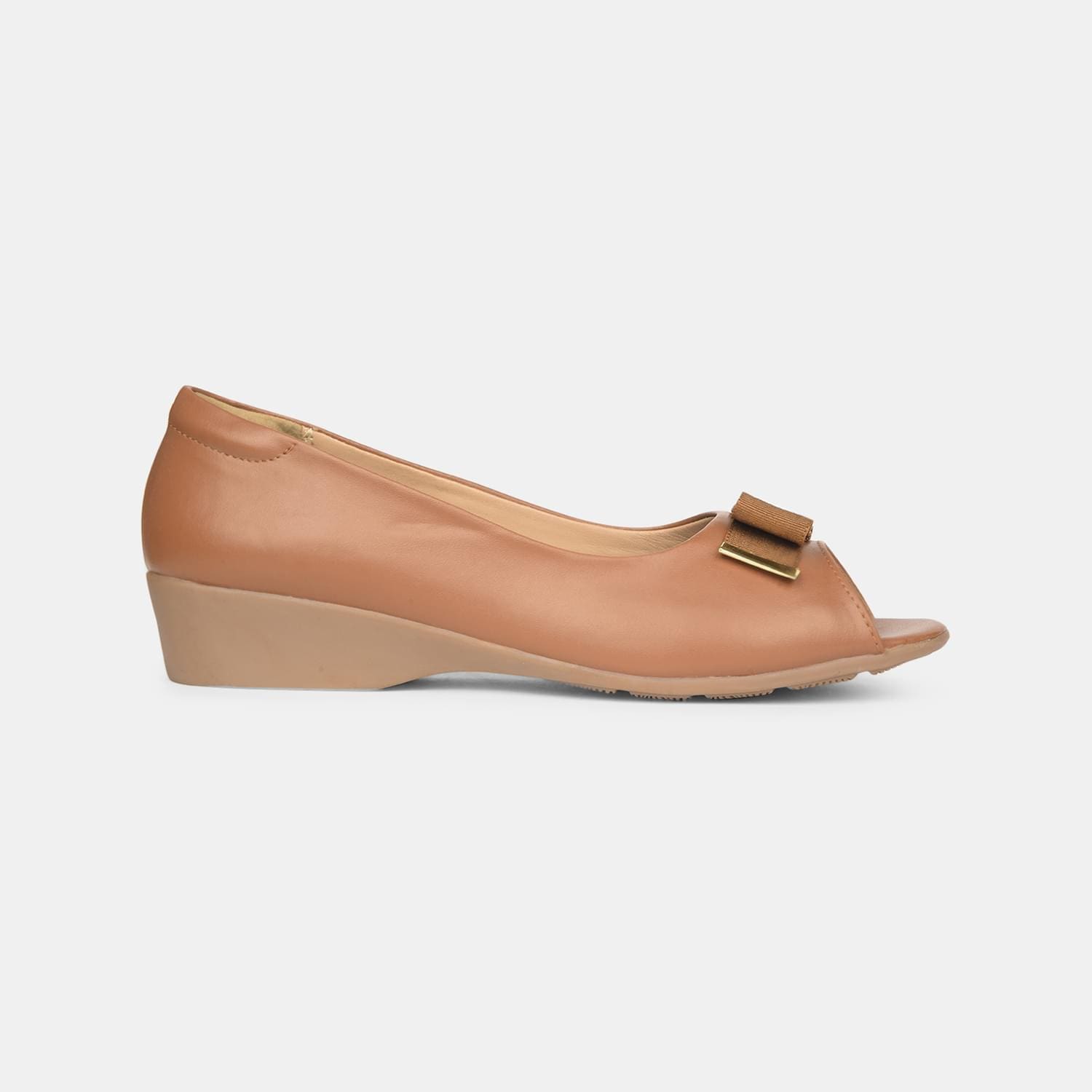 BATA TAN PUMPS FOR WOMEN