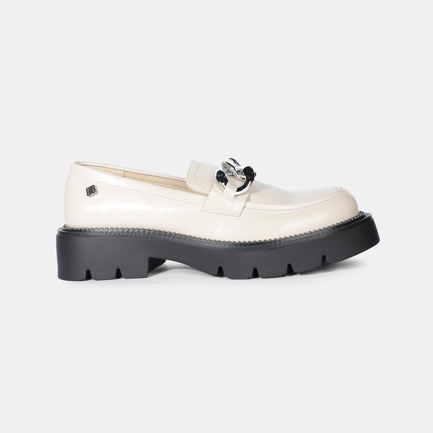 BATA OFFWHITE LOAFERS FOR WOMEN