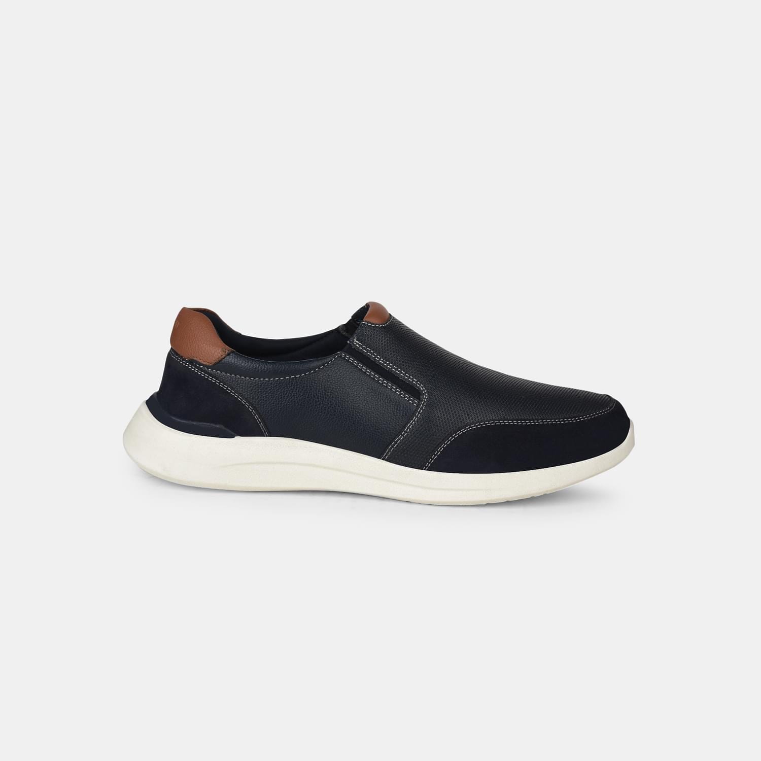 Bata Comfit Navy Slip-On Casual Shoes For Men