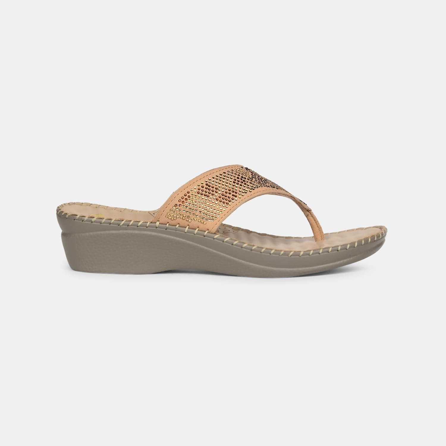 SCHOLL BEIGE THONG FOR WOMEN