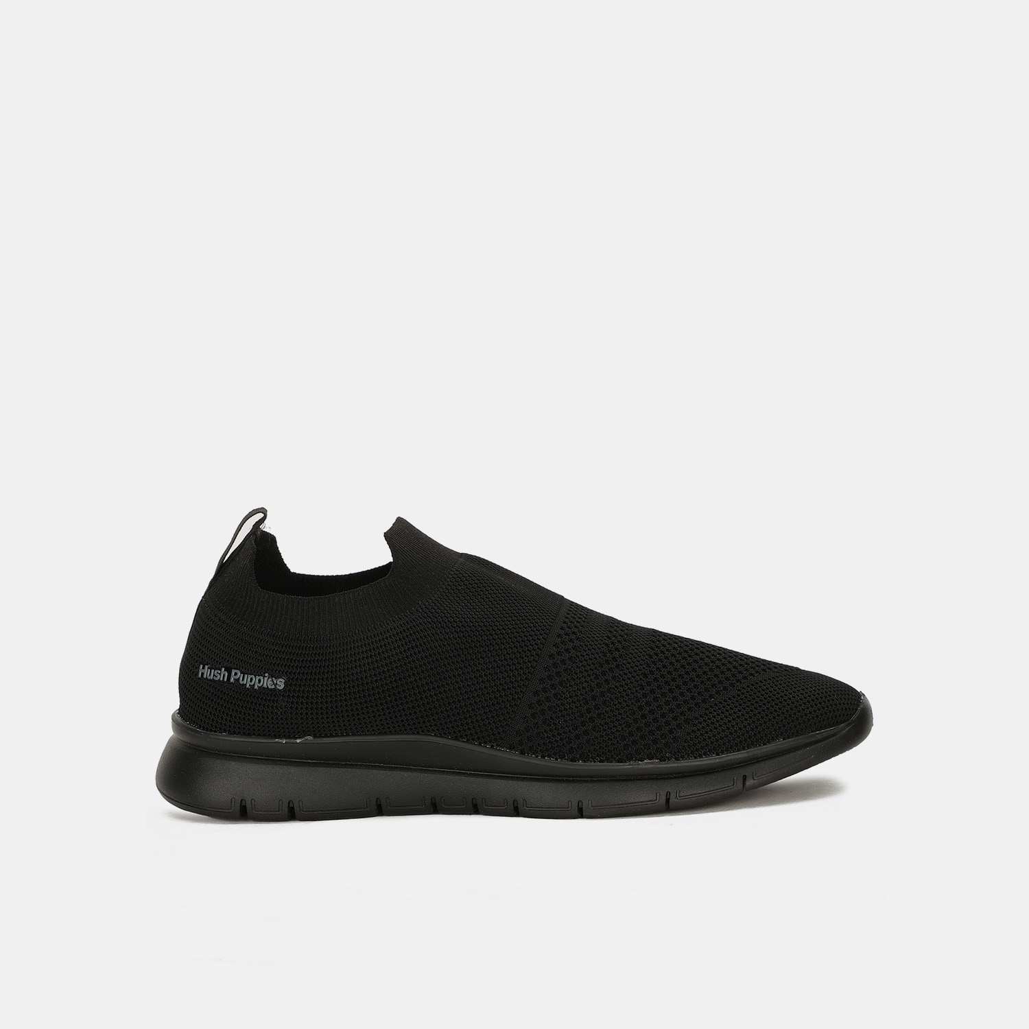 Hush Puppies Black Slip On Casual Shoes For Men