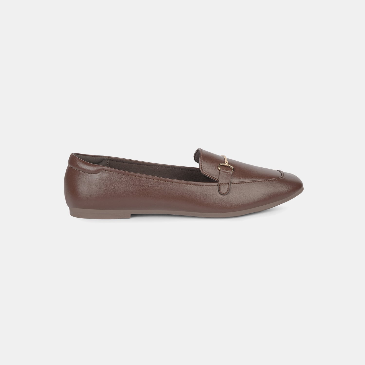 Bata Maroon Loafers For Women