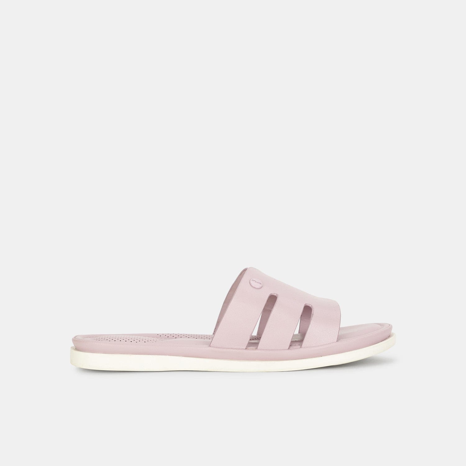 Bata comfit purple casual mule slippers for women