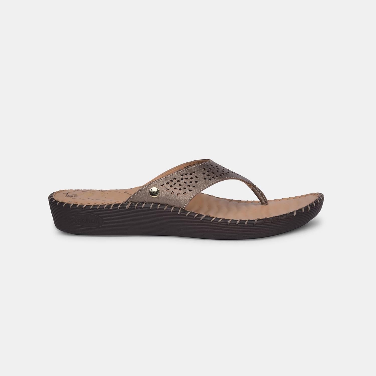 Scholl gunmetal sandals for women medium hh 26-50 mm