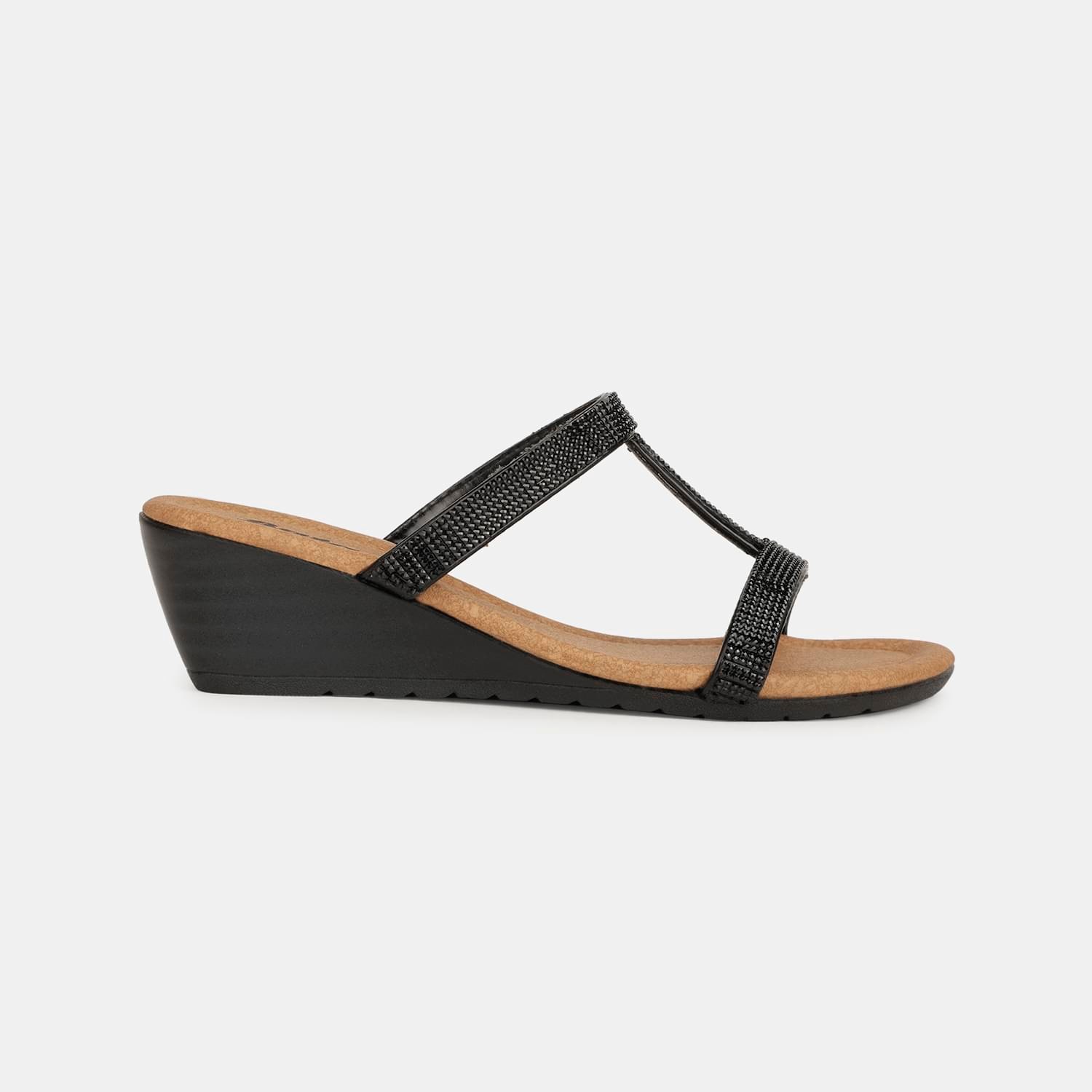 BATA BLACK THONG FOR WOMEN