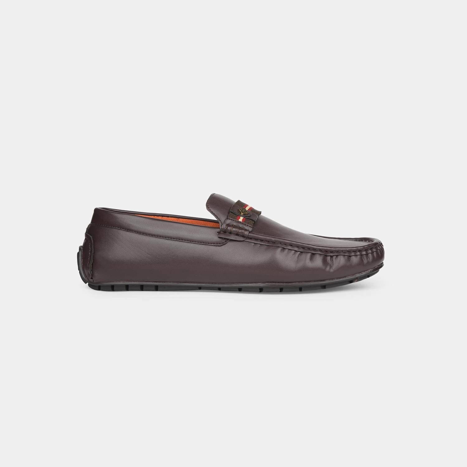 RED LABEL BROWN LOAFERS FOR MEN