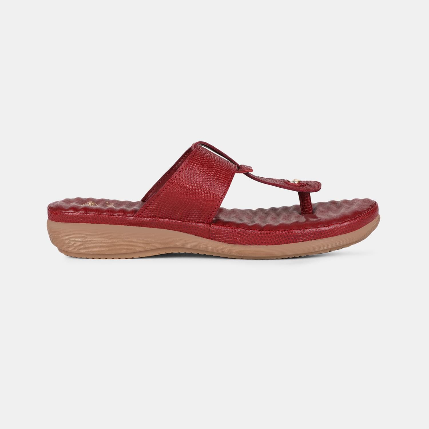 Scholl maroon thong for women