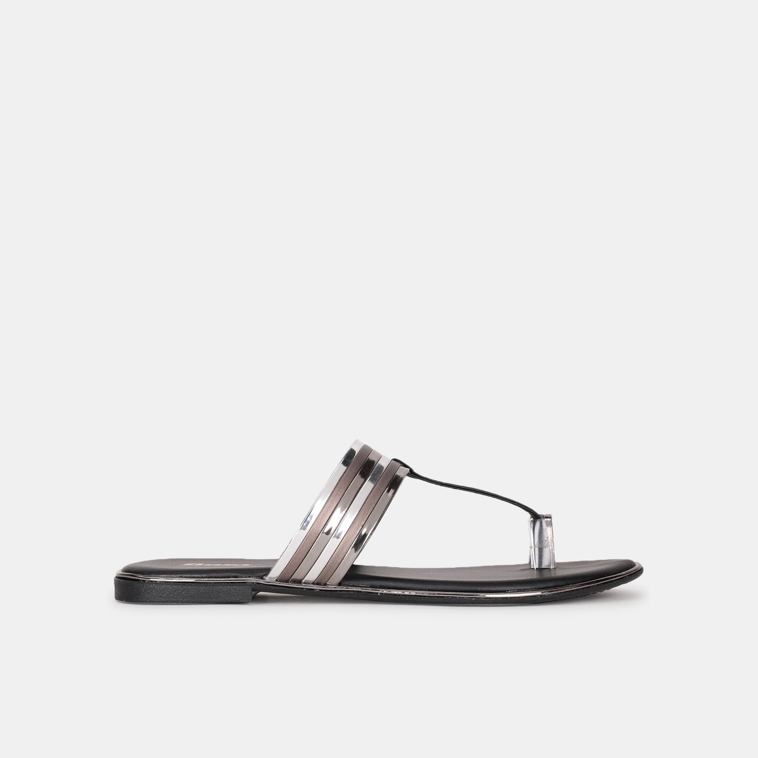 BATA BLACK CHAPPAL FOR WOMEN