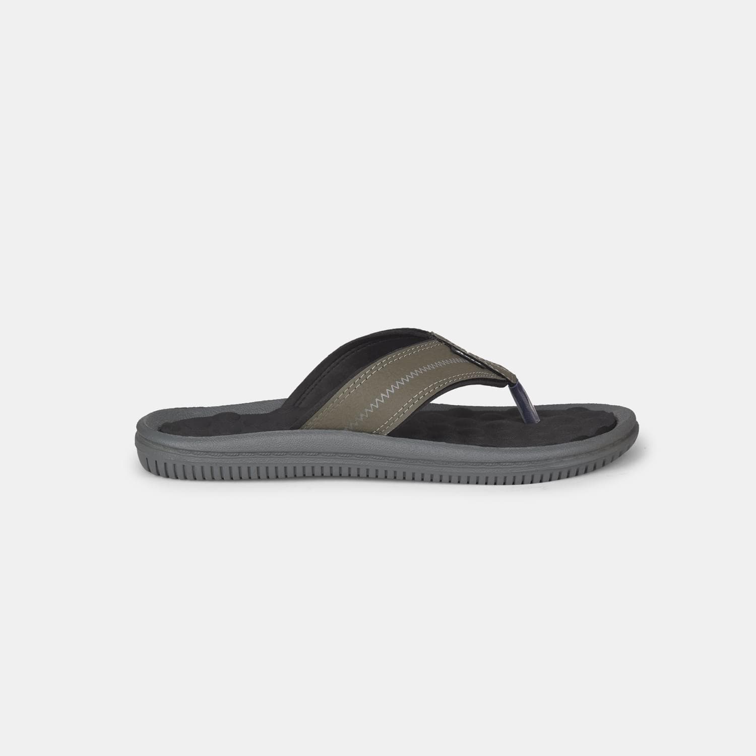 Bata green casual thong slippers for men