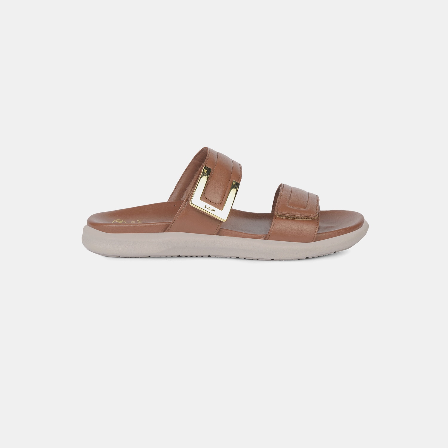 Scholl Light Brown Mule For Women