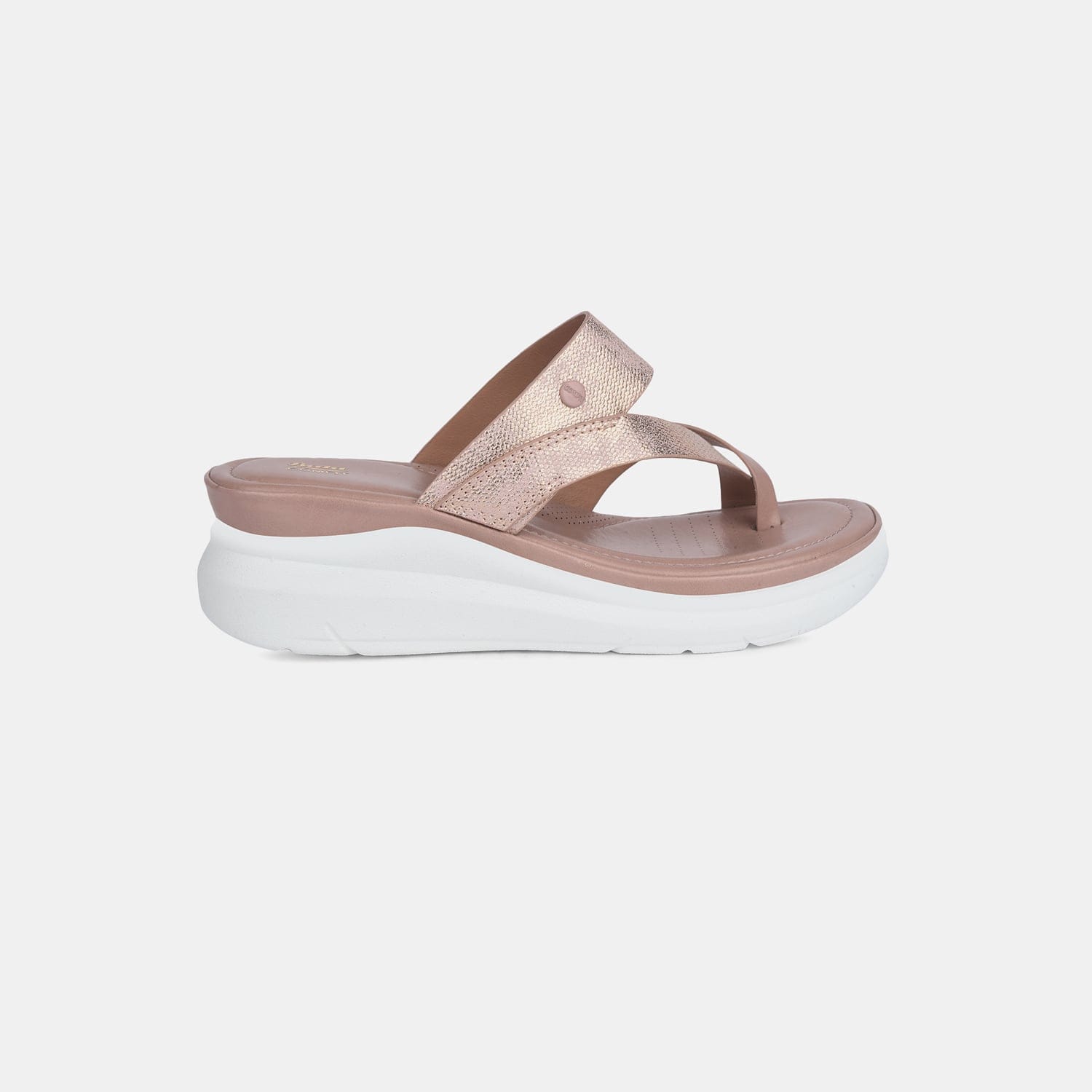 Bata Comfit Pink Toe Ring For Women