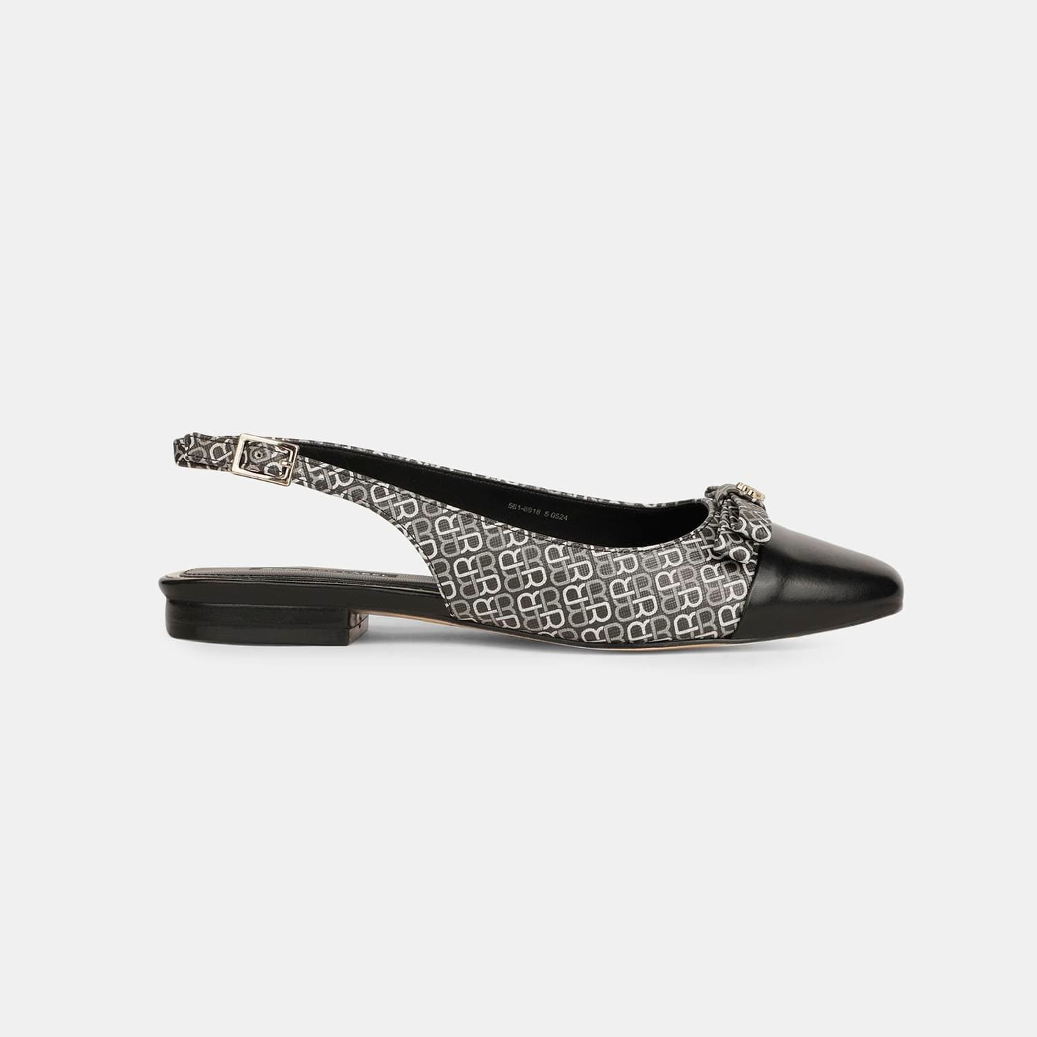 RED LABEL BLACK SANDAL FOR WOMEN
