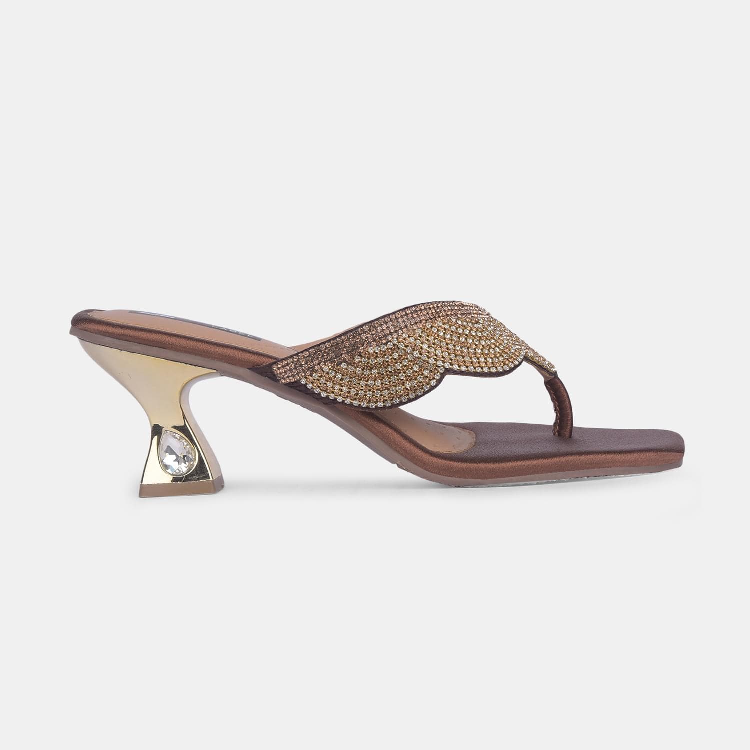 Red label gold sandals for women medium hh 26-50 mm