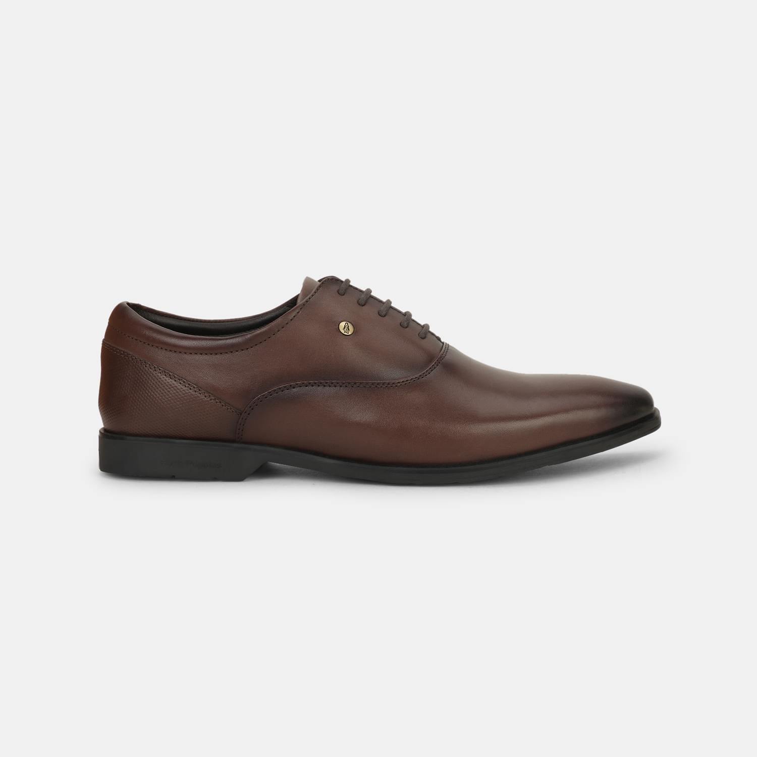 Hush Puppies Dark Brown Oxford Formal Shoes For Men