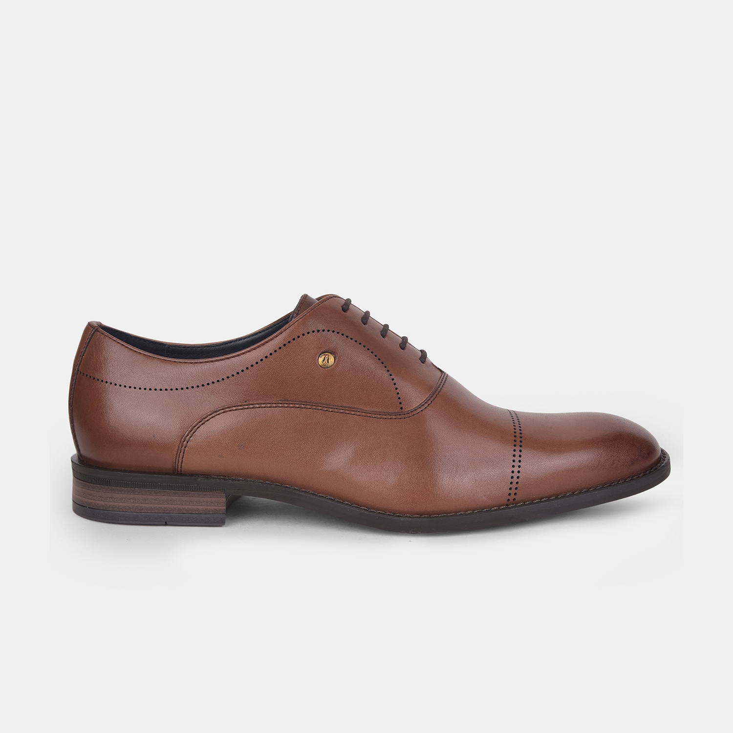 Hush Puppies Brown Oxford Formal Shoes For Men