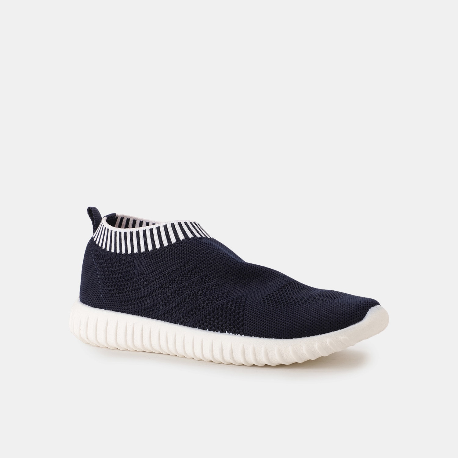 Bata blue textile casual slip-on shoes for kids