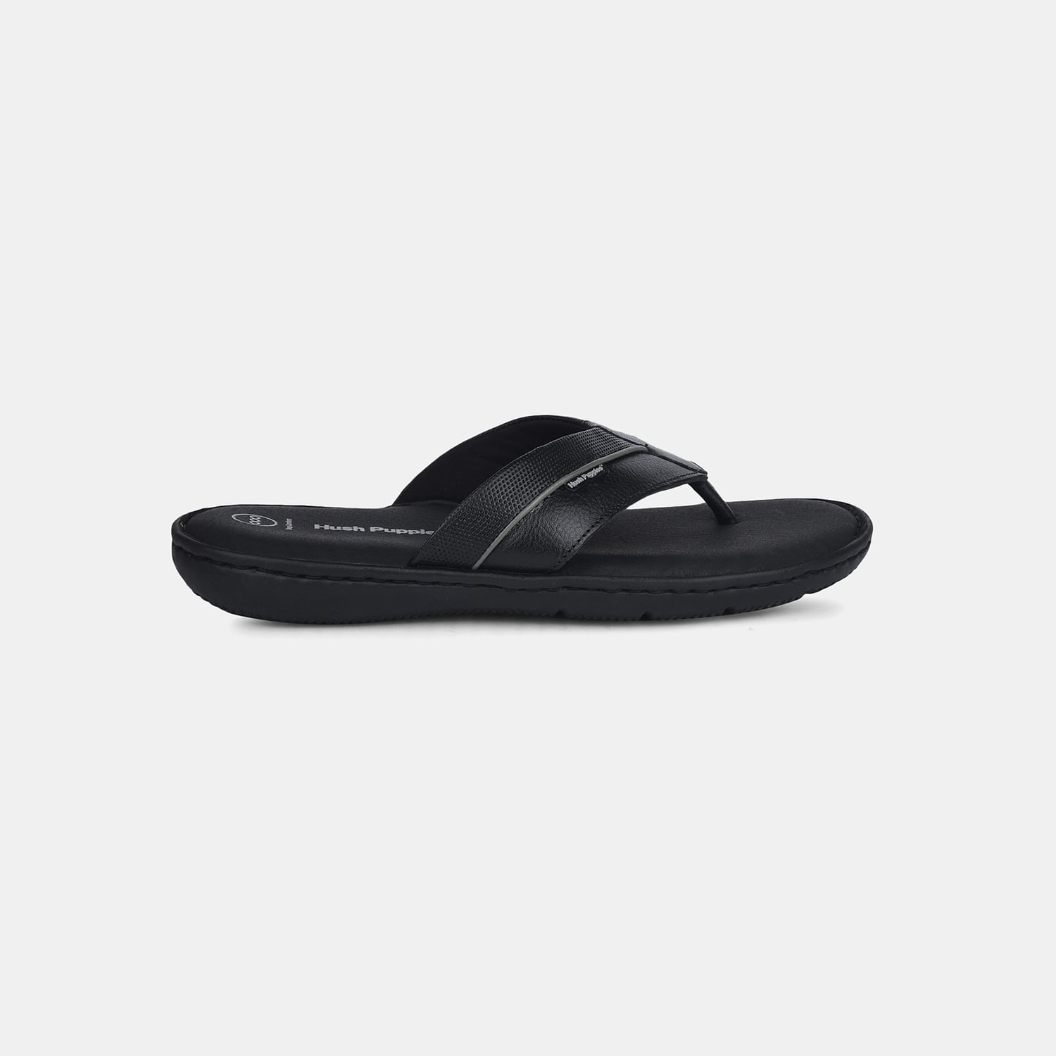 Hush Puppies Black Slippers For Men