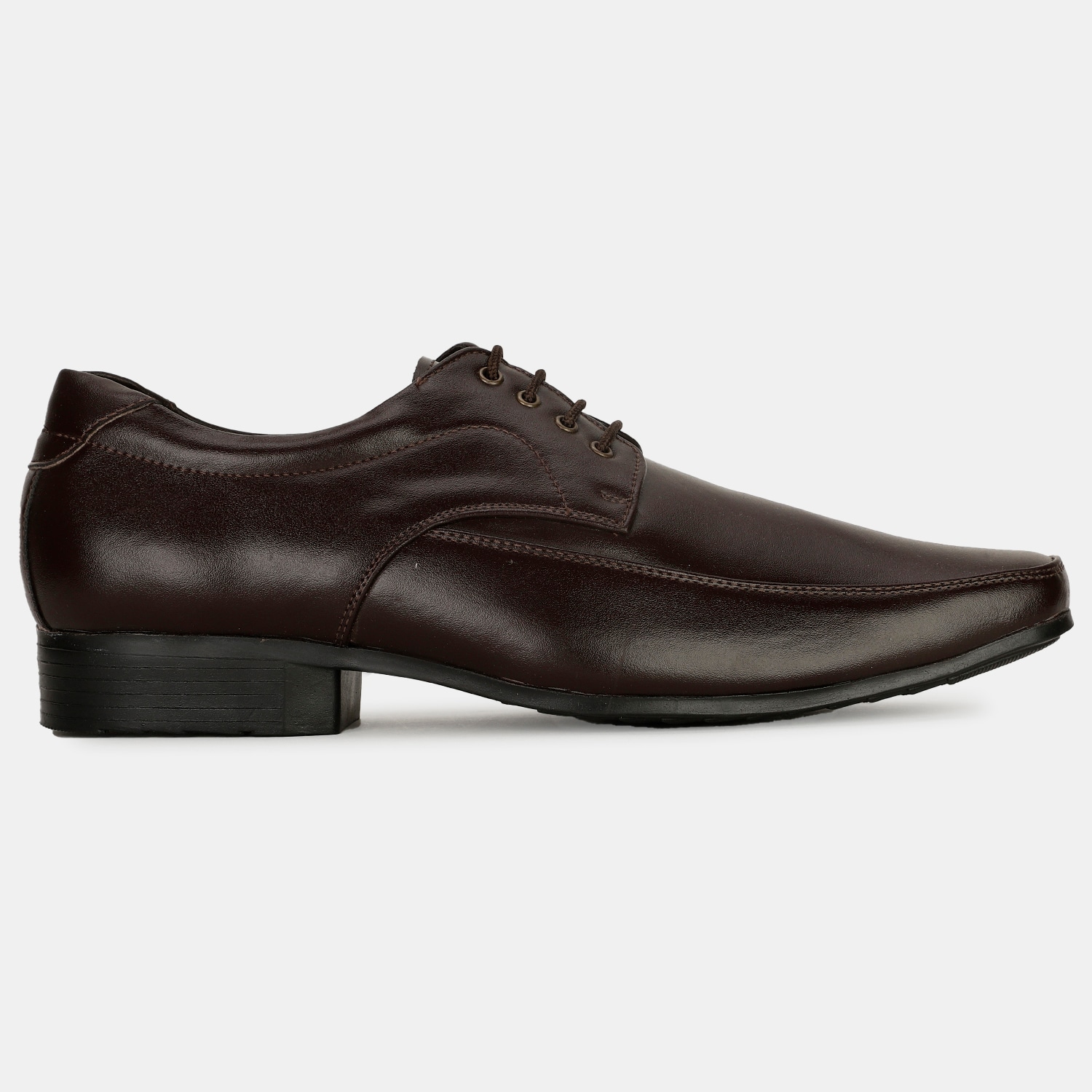 Bata Dark Brown Lace-Up Formal Shoes For Men