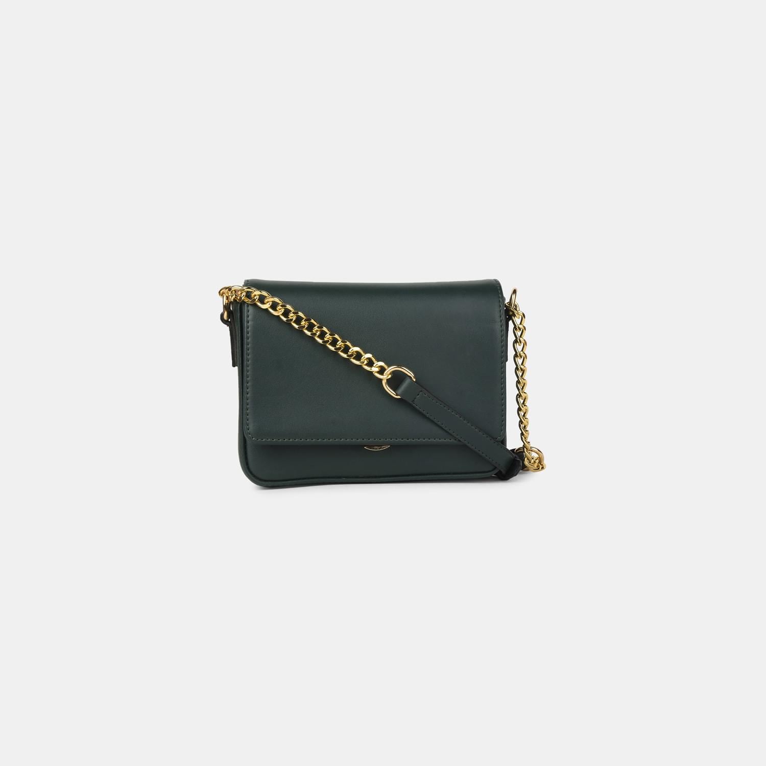 BATA RED LABEL GREEN HAND BAG FOR WOMEN