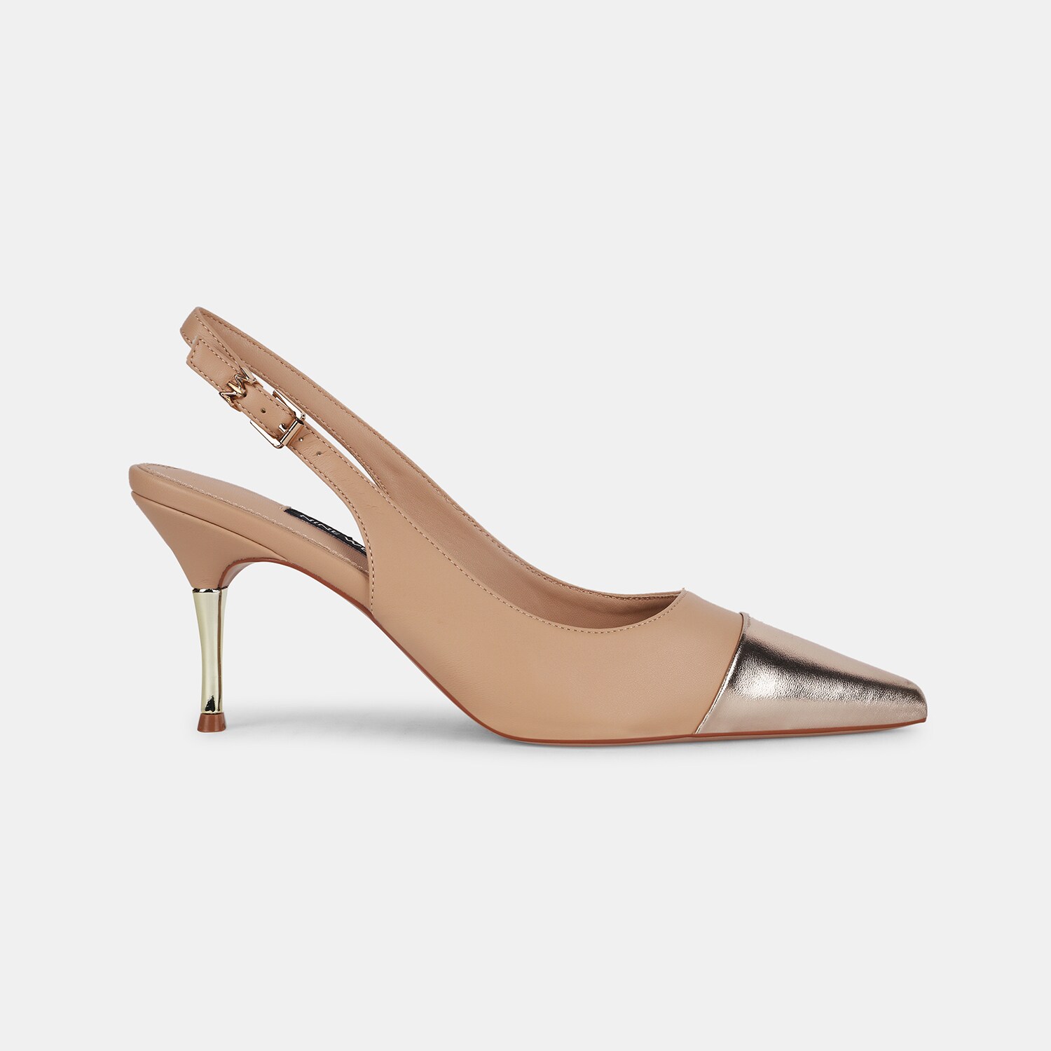 Nine west beige pointed toe pumps for women