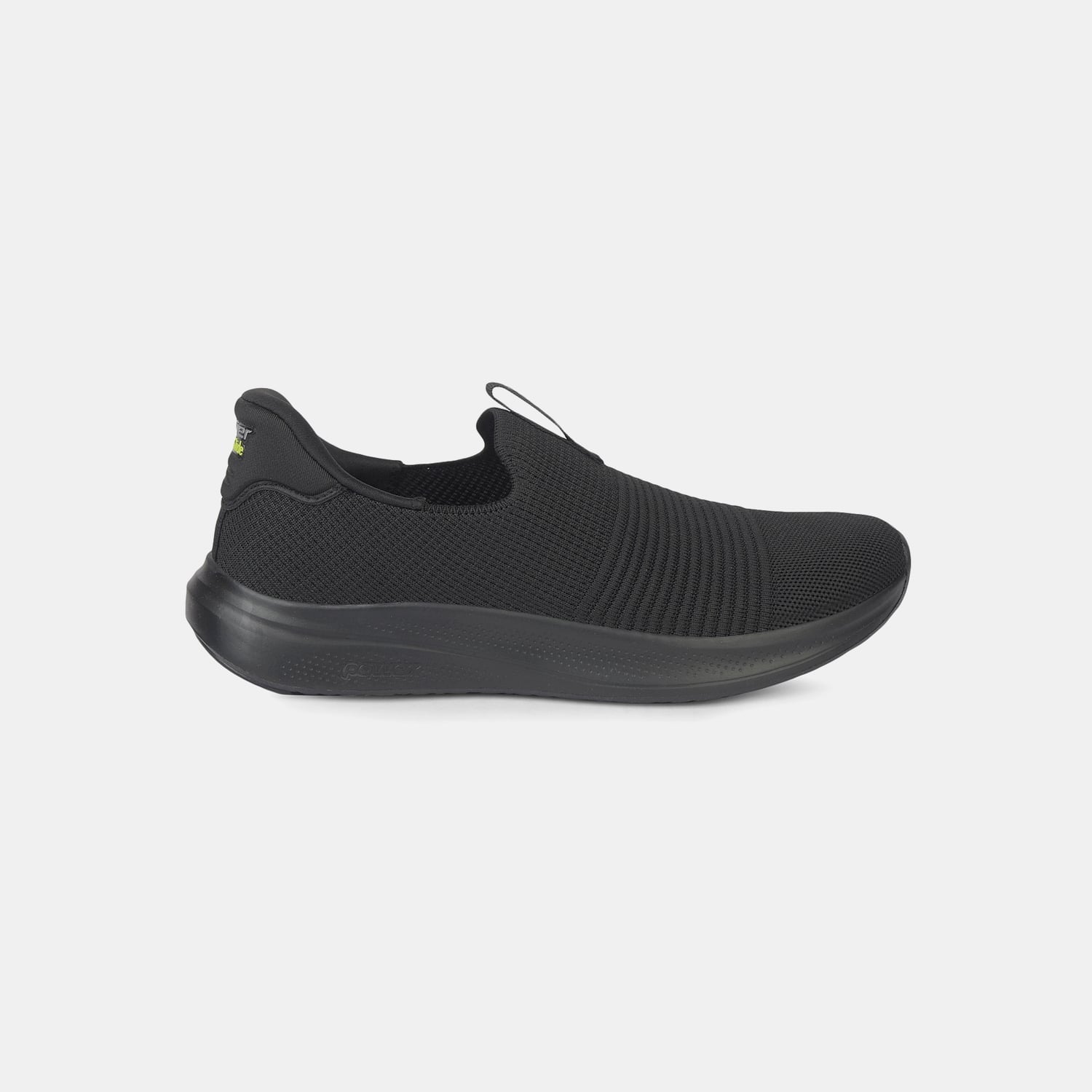 Power Black Walking Shoes For Men