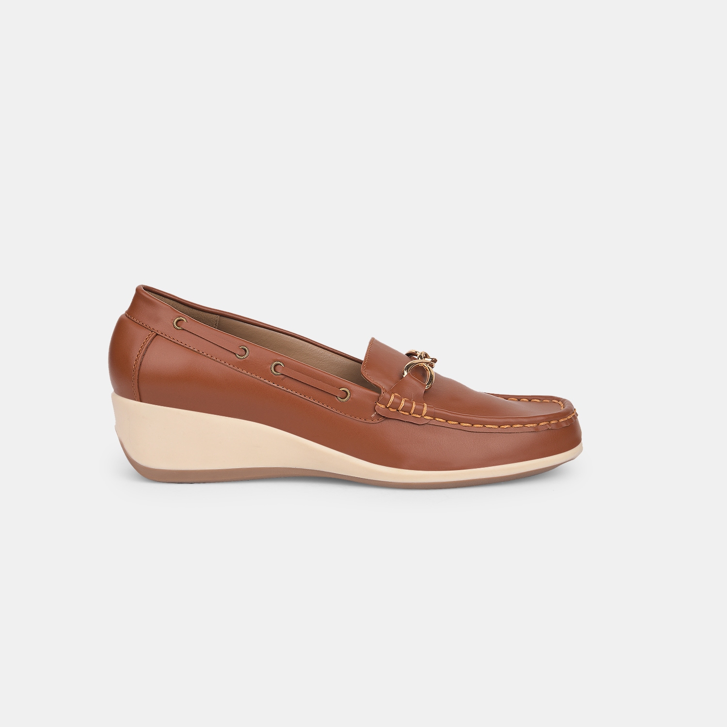 Bata Tan Loafers For Women