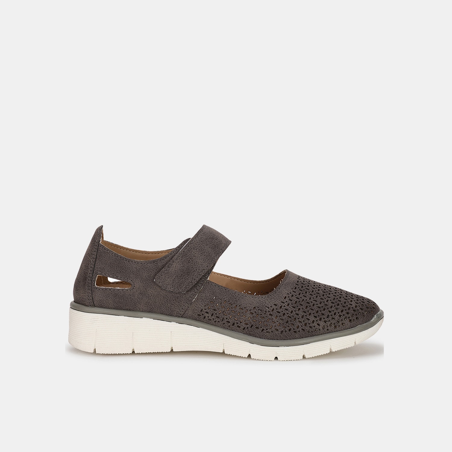 Bata Grey Ballerina For Women