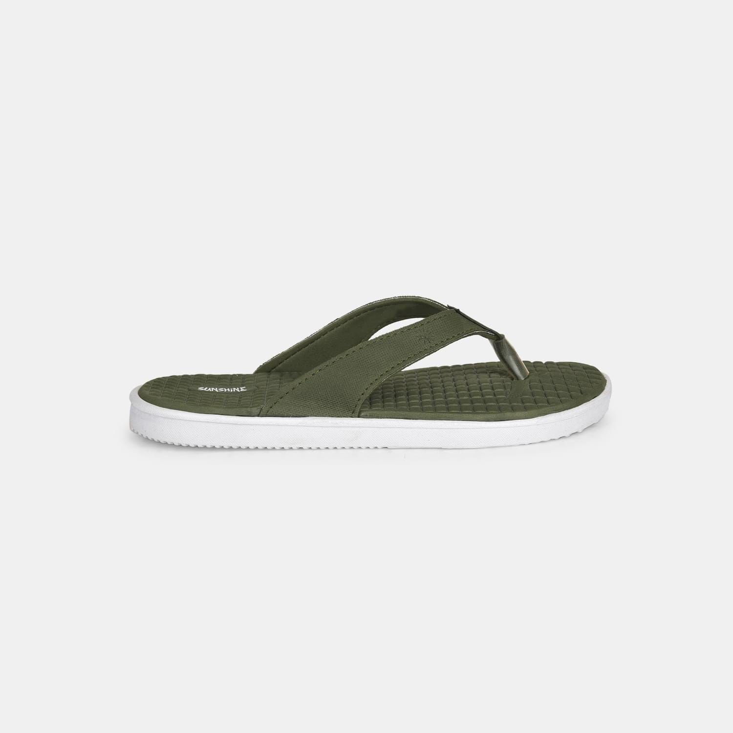 Bata dark green flip-flop thongs for women