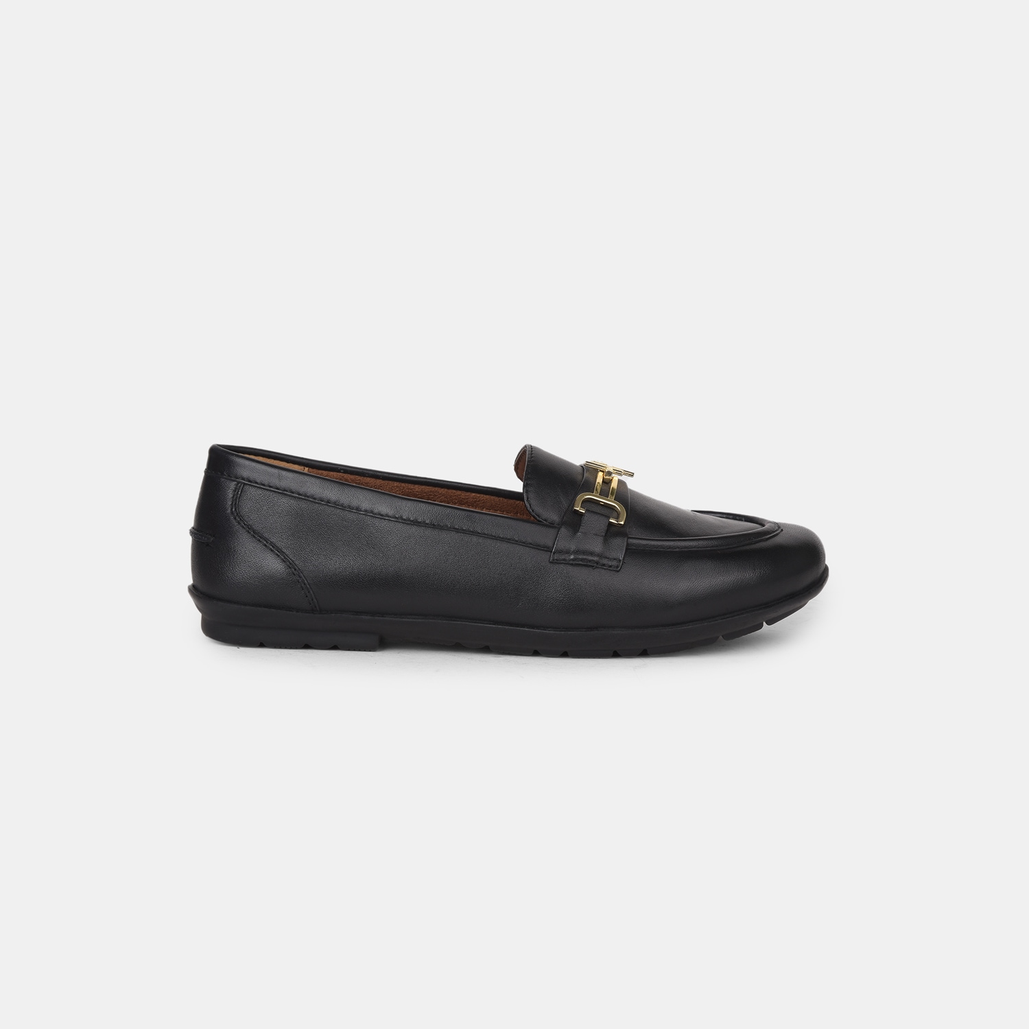 Hush Puppies Black Loafers For Women