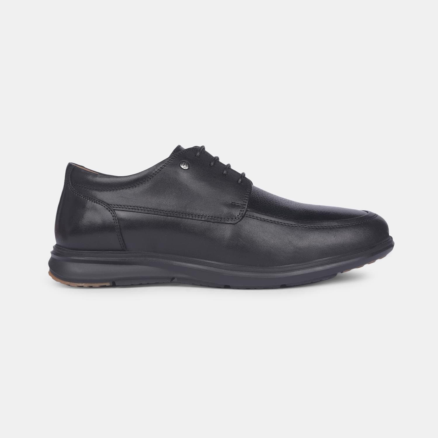 Hush Puppies Black Derby Formal Shoes For Men