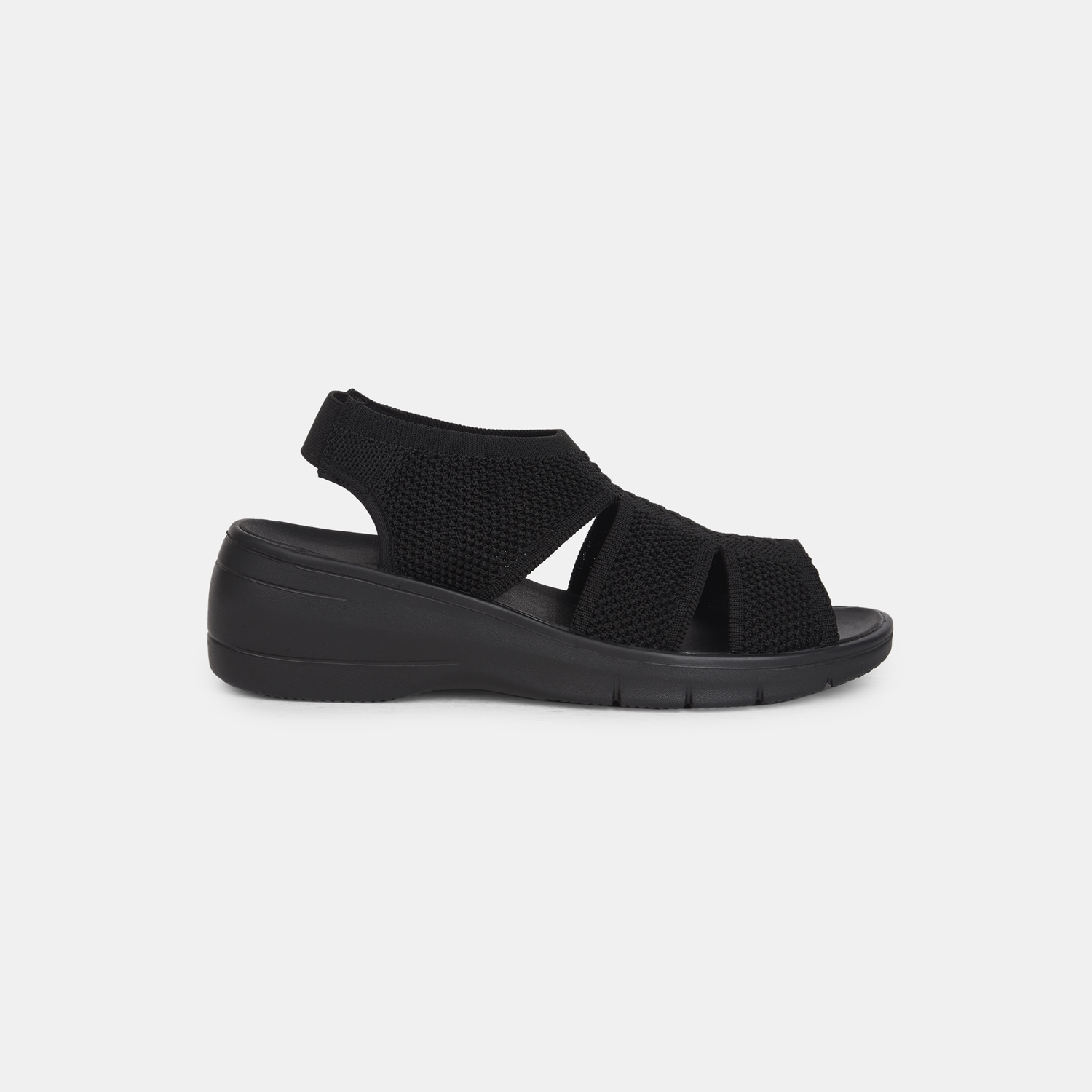 Hush Puppies Black Sandals For Women