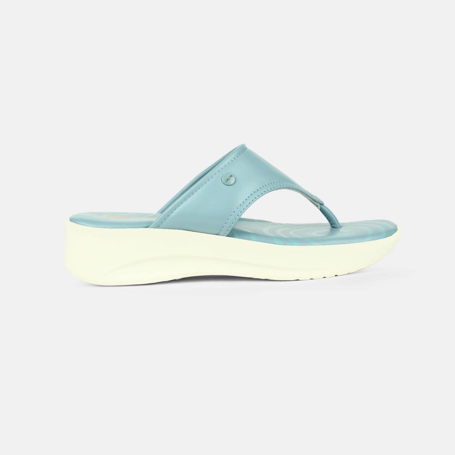 Bata comfit blue flip flop for women medium hh 26-50 mm